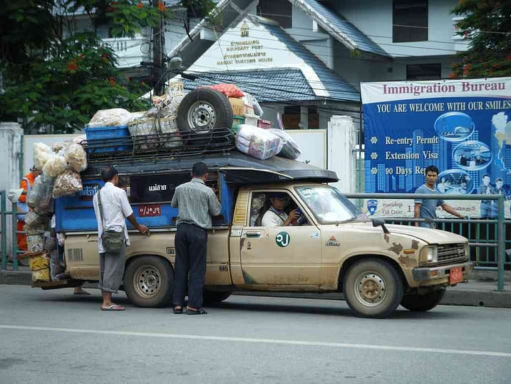 Overstuffed car