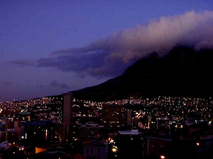 Cape Town view table mountain