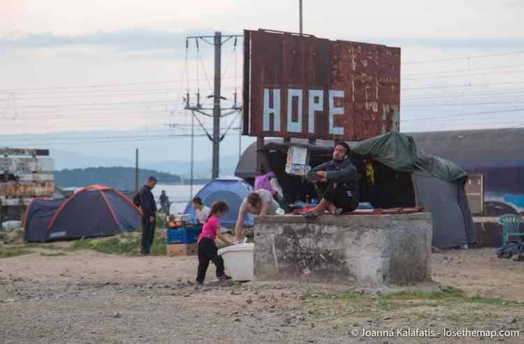 Iodine Hope refugee camp