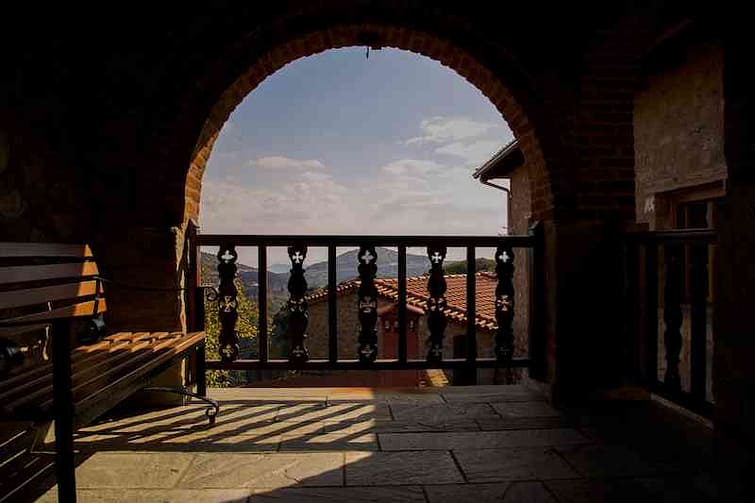 Grand Meteoron Monastery Arch View