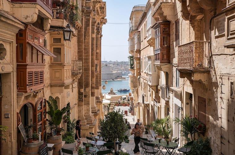 Streets of Valletta, Malta