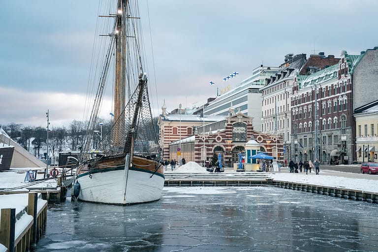 The port of Helsinki