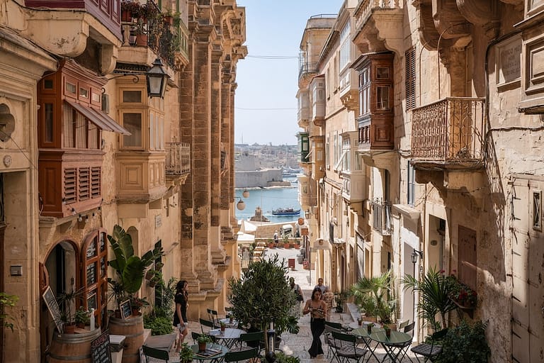 Streets of Valletta, Malta