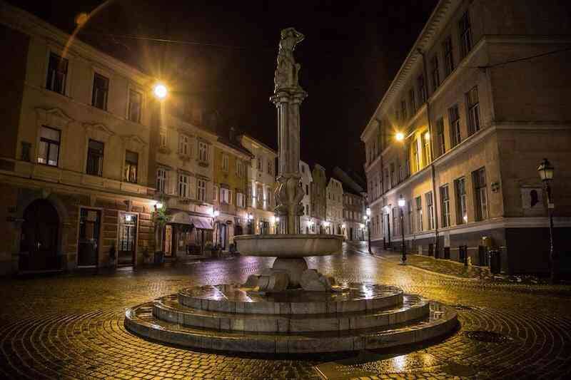 LJubljana at night