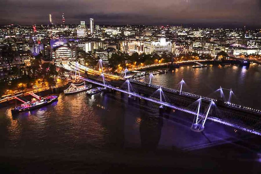 Golden Jubilee Bridges - London at Night