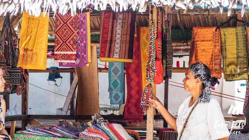 Colorful wares in Zamboanga City, Philippines