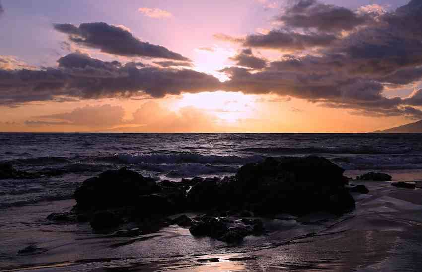 Wailea Beach Maui Sunset