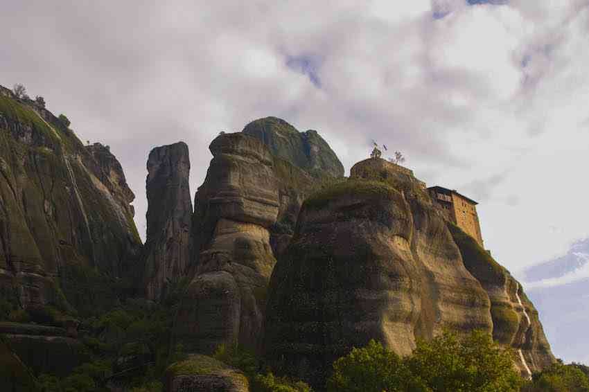 meteora cliff monastery