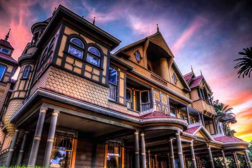 Winchester House sunset