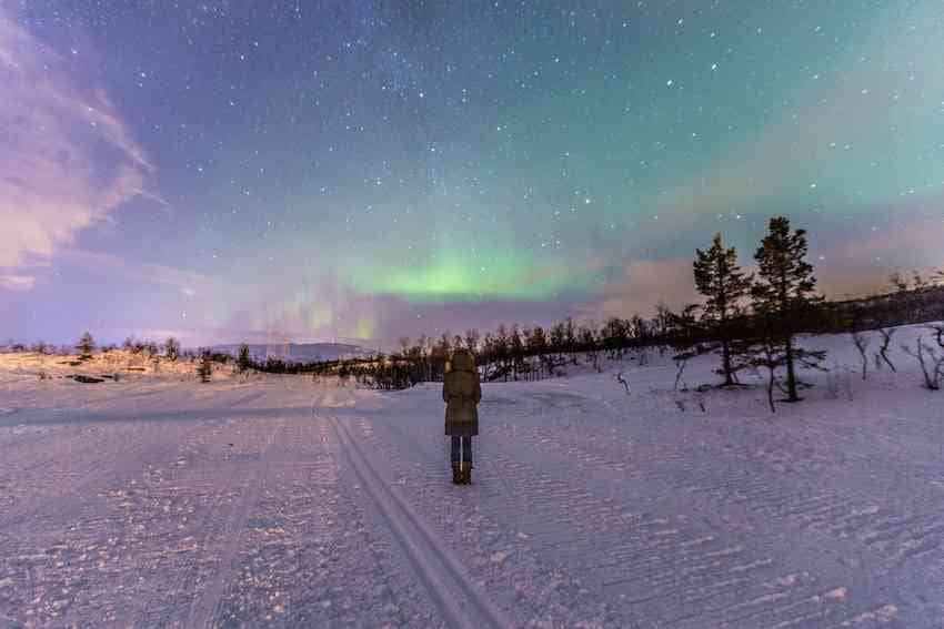 Some of the coldest temperatures I've ever experience, near 0 degrees Fahrenheit - but worth it to see the Northern Lights.