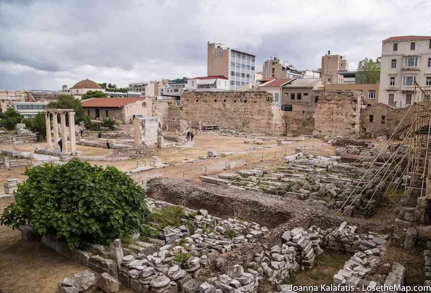 Hadrian's Library Athens