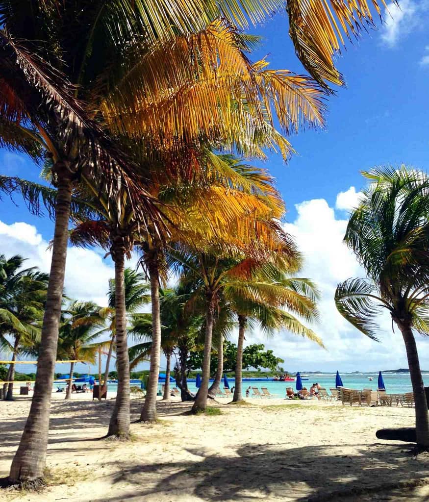 Le Galion Beach on the French side of St. Maarten