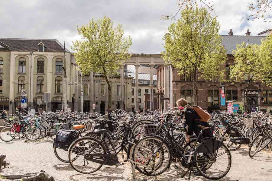 Amsterdam bike parking