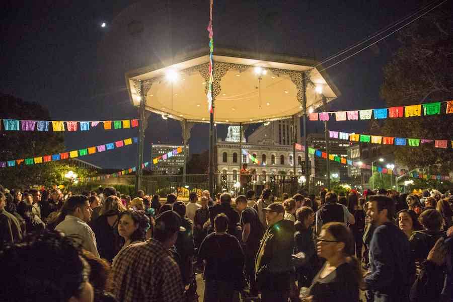 Olvera Street crowd