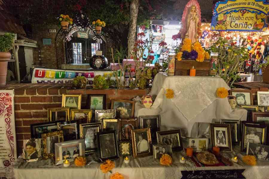 Day of the Dead decorations - Ofrenda Olvera Street