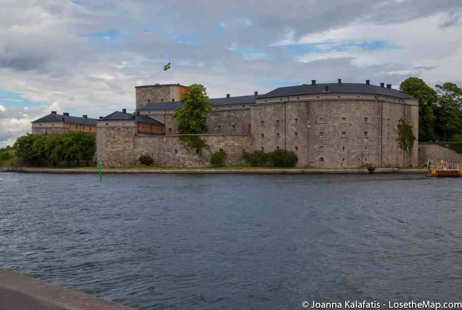 The Vaxholm Fortress, a short ferry ride across.